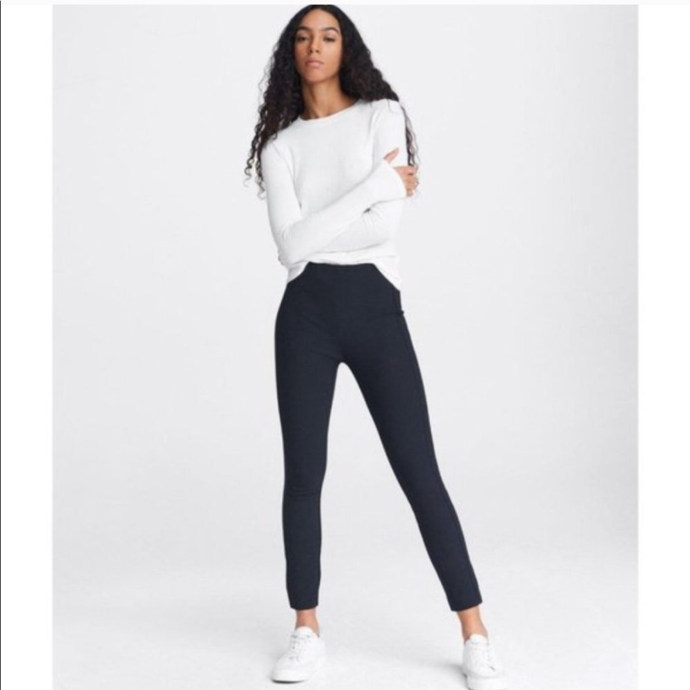 Rag & Bone Navy Simone Skinny Ponte Pant 00